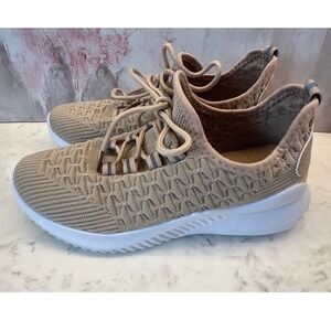 Danskin Women's Stunt Lace Up Sneakers In Natural Sz 7.5 Comfort Athleisure